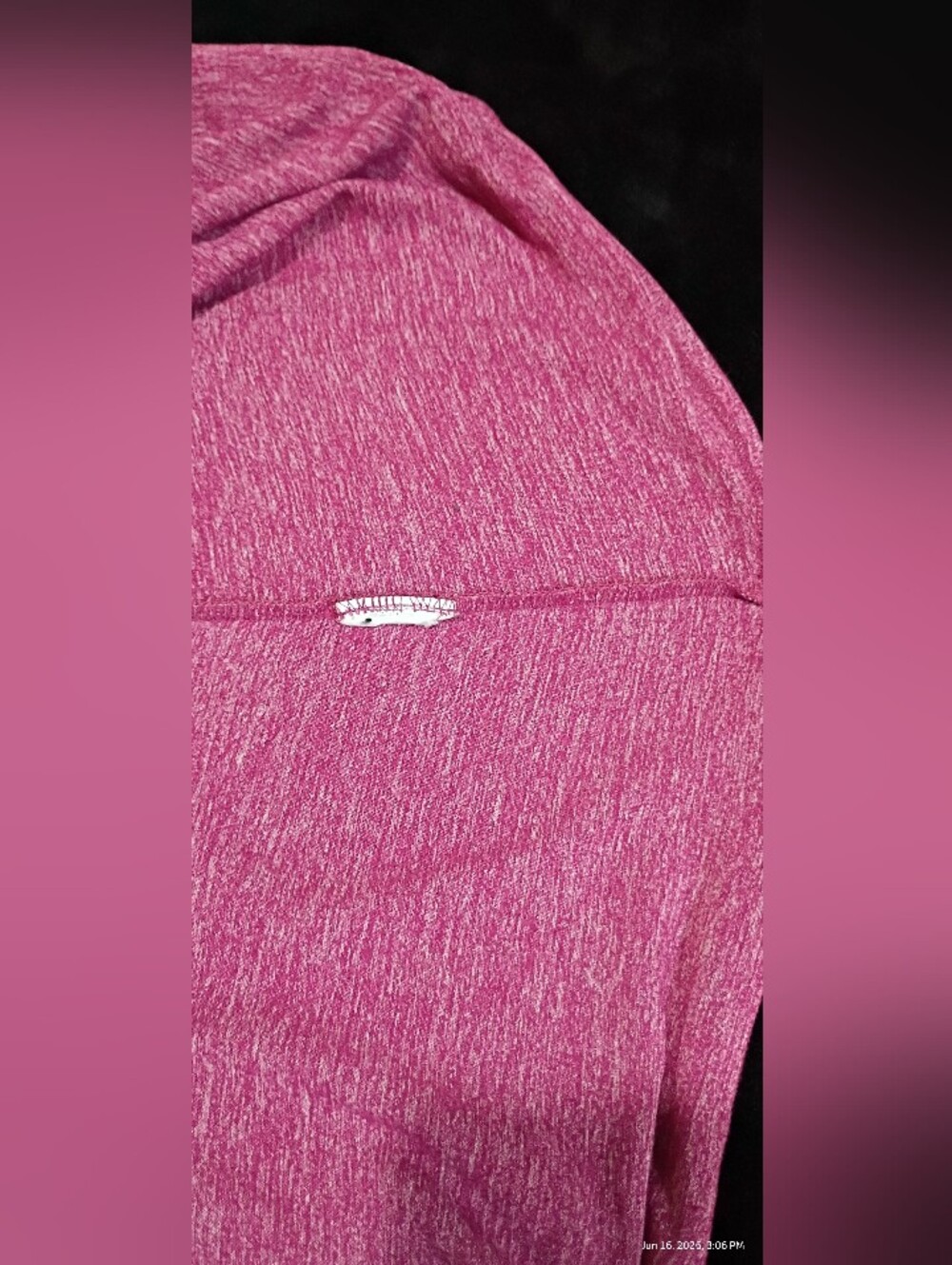 Marmot Heathered V-Neck Active Long Sleeve Top - Picture 5 of 8
